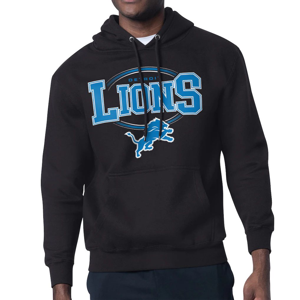 Men 2026 NFL Detroit Lions hoodie Black 03->detroit lions->NFL Jersey